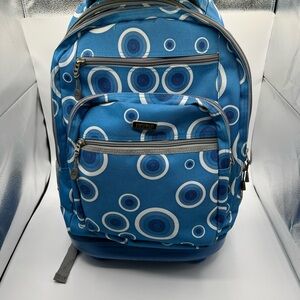 J World New York Rolling Backpack – Blue Circle